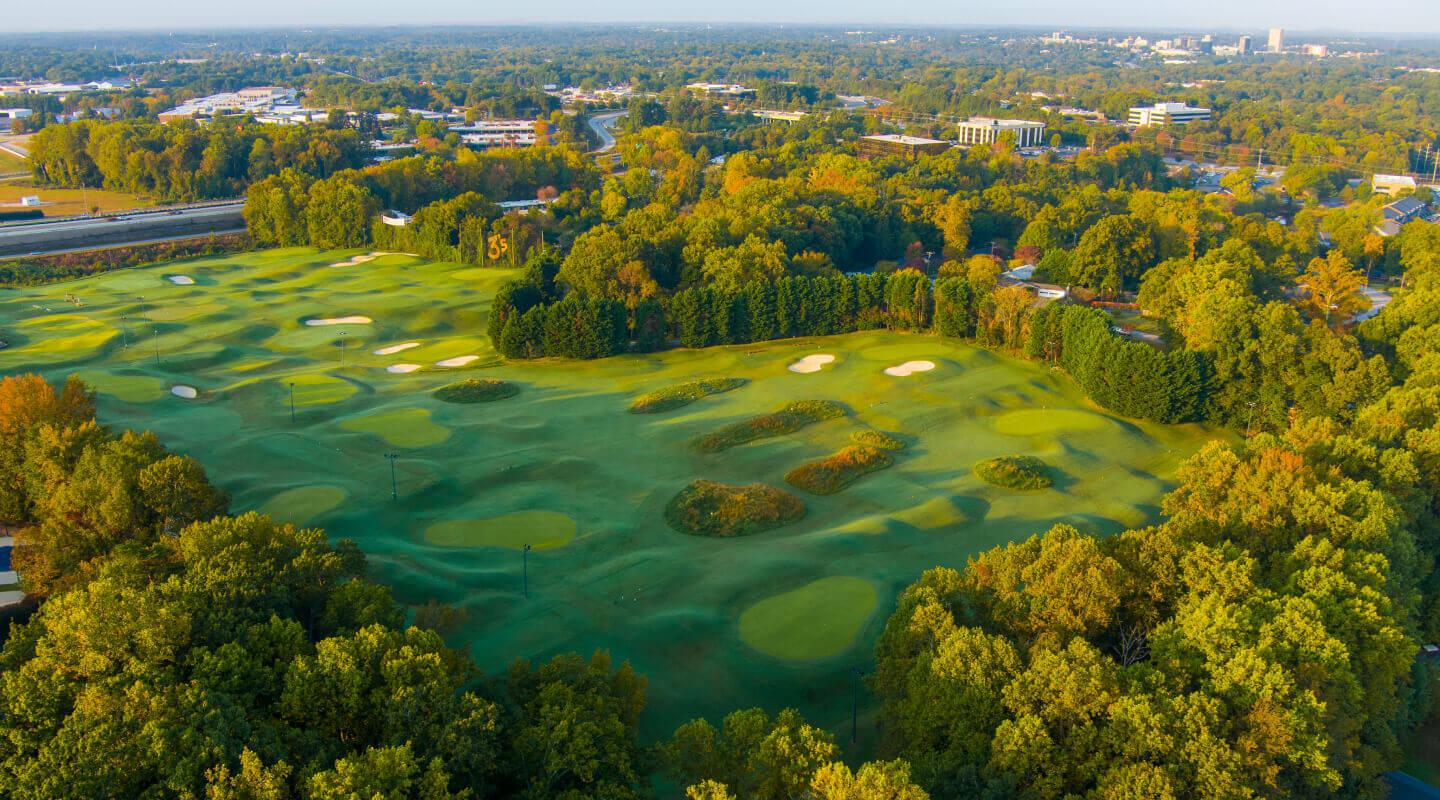 3's Greenville Golf and Grubhouse - Aerial Shot of 12 Hole Course